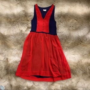 UO Cooperative Red Pleated Dress